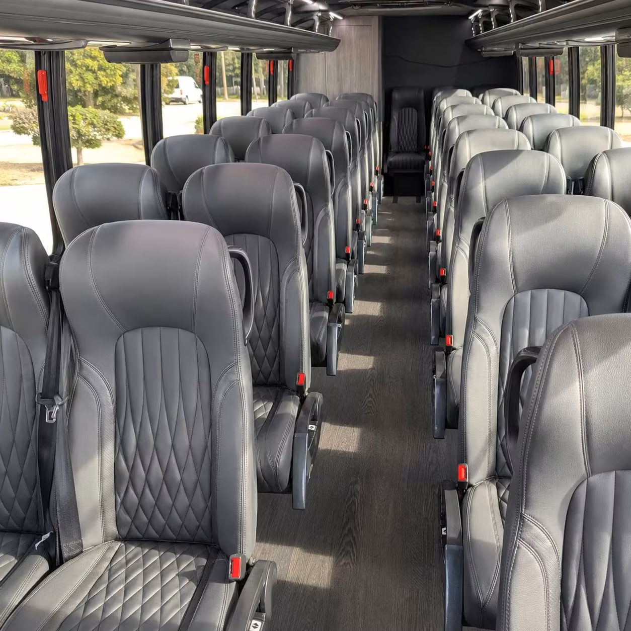 30 passenger minibus inside