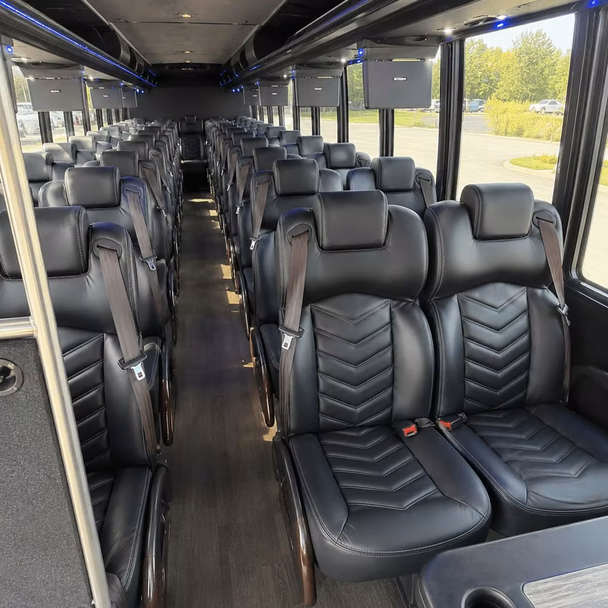 35 passenger minibus inside