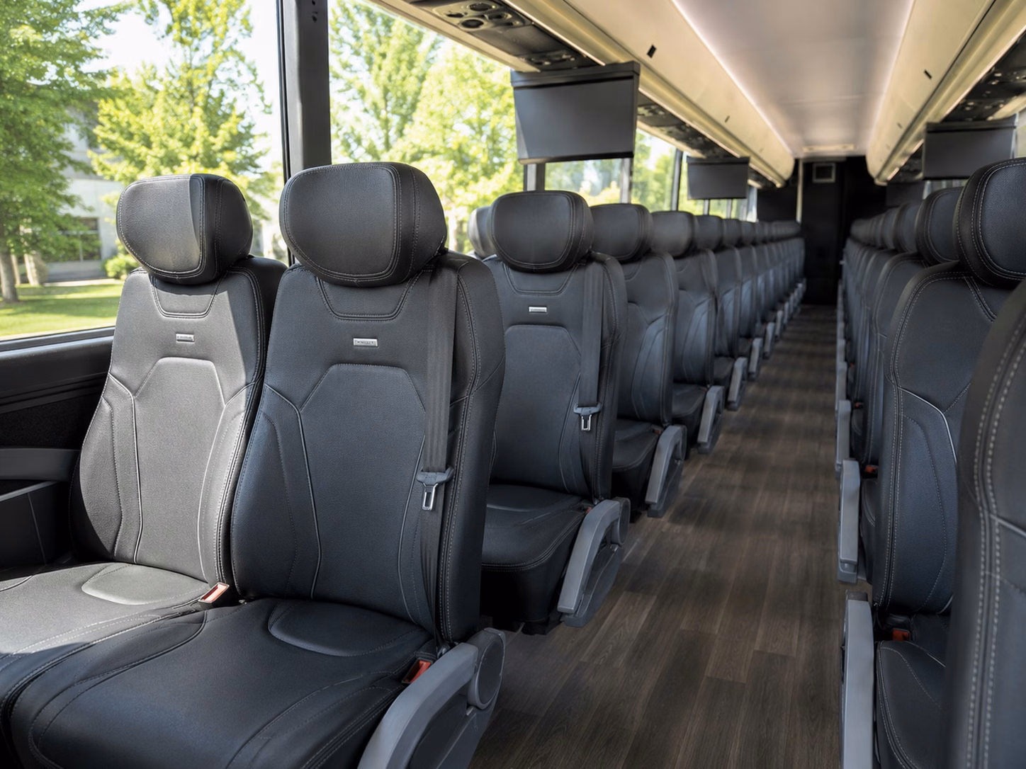 chesapeake charter bus interior
