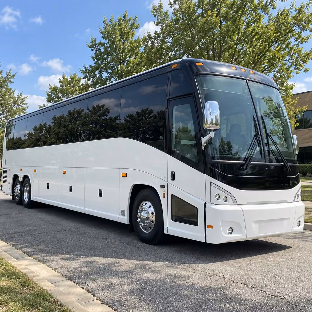 chesapeake charter bus rental exterior