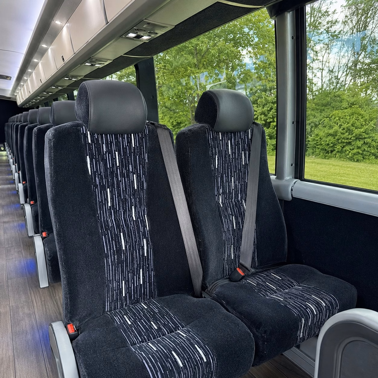 chesapeake charter bus rental inside