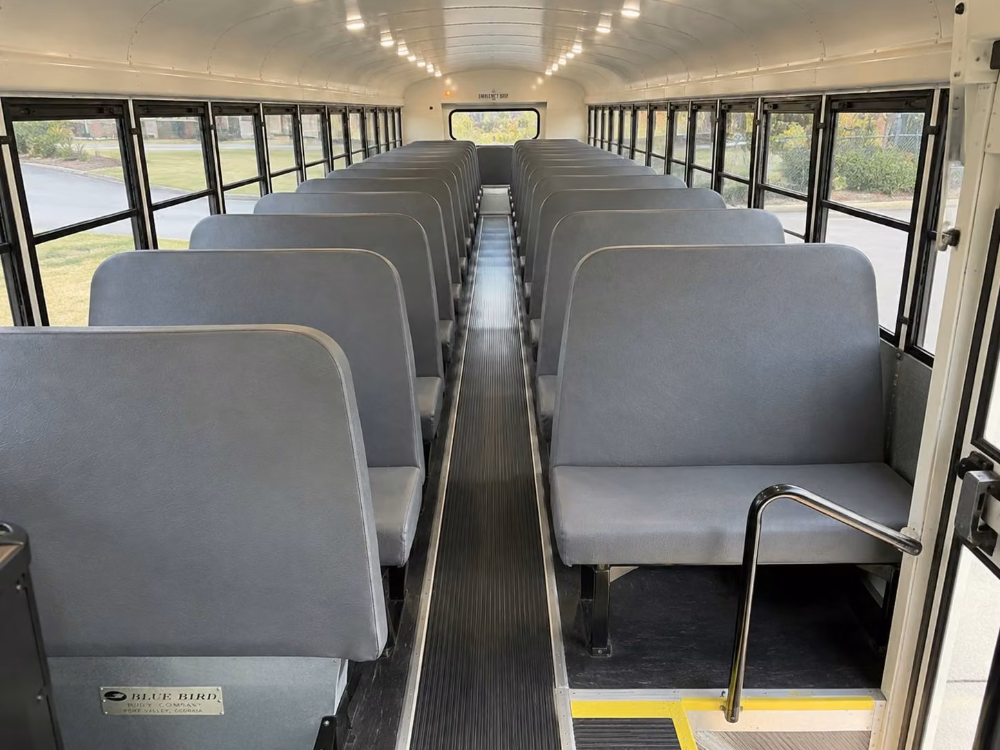 school bus interior