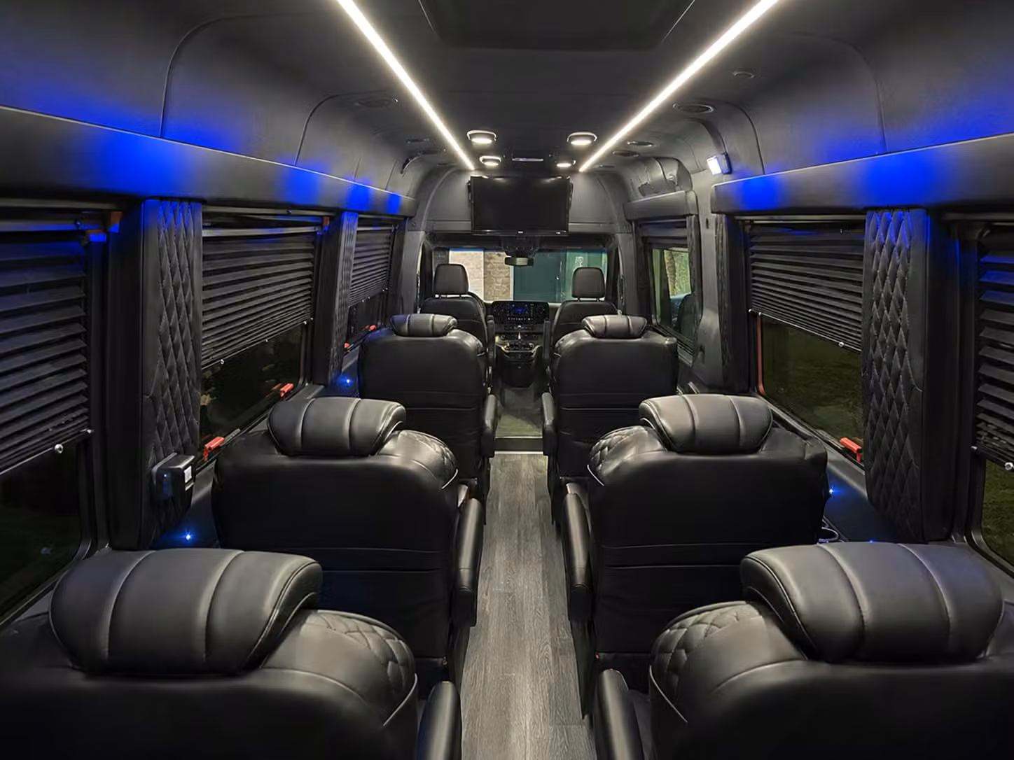 sprinter van with driver interior